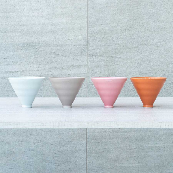 Ceramiczny Drip Hario V60 Switch & Match 02 Dune - Biały