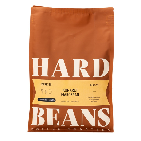 Kawa ziarnista Hard Beans Konkret Marcepan Espresso 1kg