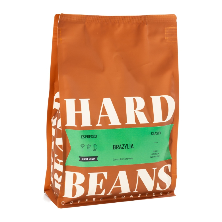 Kawa ziarnista Hard Beans Brazylia Campo Das Vertentens 1kg