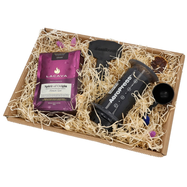 Zestaw prezentowy - Aeropress + kawa ziarnista Mott