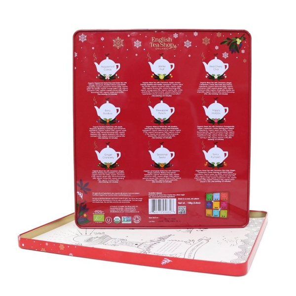 Herbata świąteczna English Tea Shop Premium Holiday Collection Red - 72 saszetki - NIEDOSTĘPNY