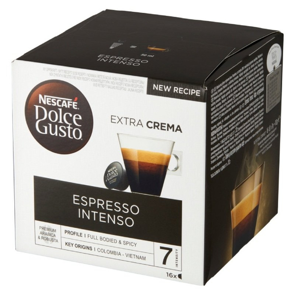 ZESTAW - Kapsułki Nescafé Dolce Gusto Espresso Intenso 6x16 sztuk