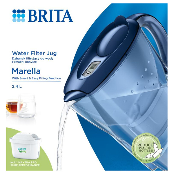 Dzbanek filtrujący BRITA Marella MAXTRA PRO Pure Performance 2,4 L - Niebieski