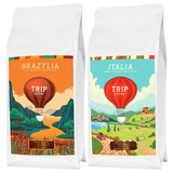 ZESTAW - Kawa ziarnista Trip Coffee Brazylia 1kg + Trip Coffee Italia 1kg