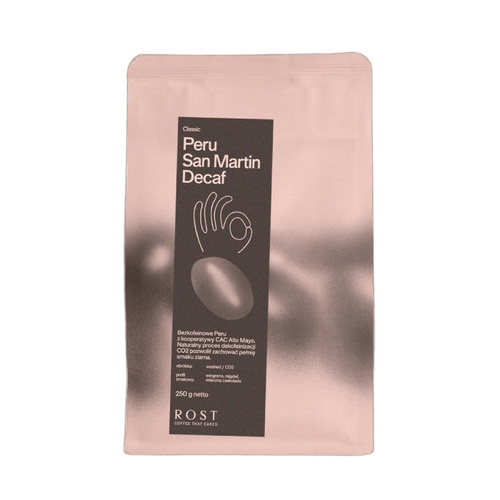 Kawa ziarnista ROST Peru San Martin Decaf 250g - kawa bezkofeinowa