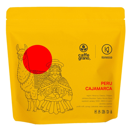 Kawa ziarnista Caffe Grano x Konesso Peru Cajamarca 250g