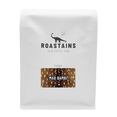 Kawa ziarnista Roastains Blend Mad Bambi Filtr 250g – NIEDOSTĘPNY - opinie w konesso.pl