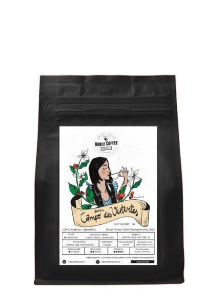 Kawa ziarnista Noble Coffee Brasil Campo das Vertentes 250g