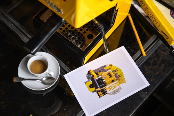 Ekspres do kawy Gaggia Classic E24 Sunshine Yellow - Żółty