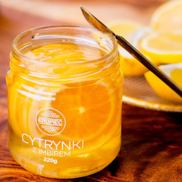 Cytrynka w zalewie z imbirem Krupiec 220g