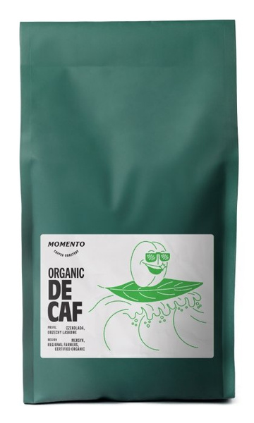 Kawa ziarnista Momento Meksyk Decaf Organic 250g - NIEDOSTĘPNY