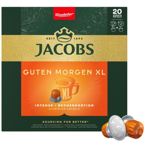 Kapsułki do Nespresso Jacobs Guten Morgen XL 20 szt.