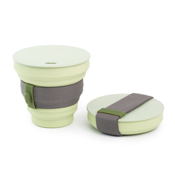 Składany kubek HUNU 266 ml - Zielony - NIEDOSTĘPNY