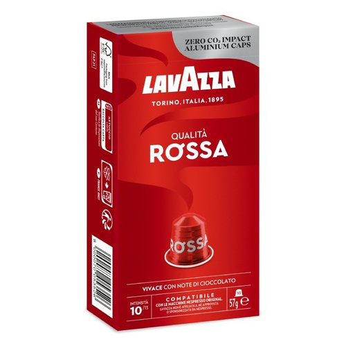 Kapsułki do Nespresso* Lavazza Rossa - 10 sztuk