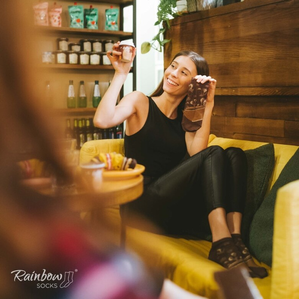 Skarpetki Rainbow Socks - Kawa espresso 36-40 – NIEDOSTĘPNY