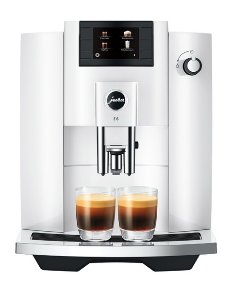Ekspres do kawy Jura E6 Piano White (EC) – NIEDOSTĘPNY