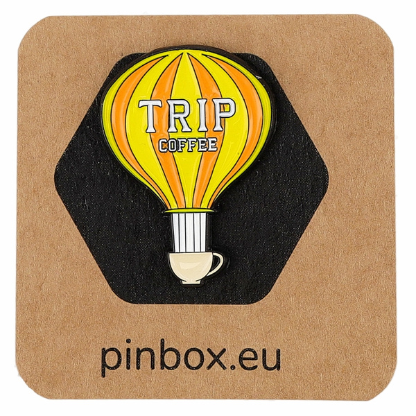 Przypinka Trip Coffee Kolumbia