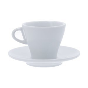 Filiżanka do cappuccino Club House Gardenia 170 ml - Biała - opinie w konesso.pl