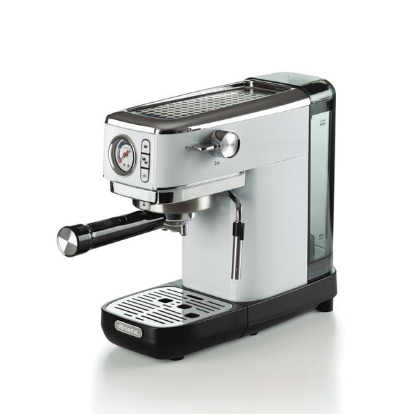Ekspres do kawy Ariete Perfetto Slim Metal Manometro Moderna 1381/44 - Biały