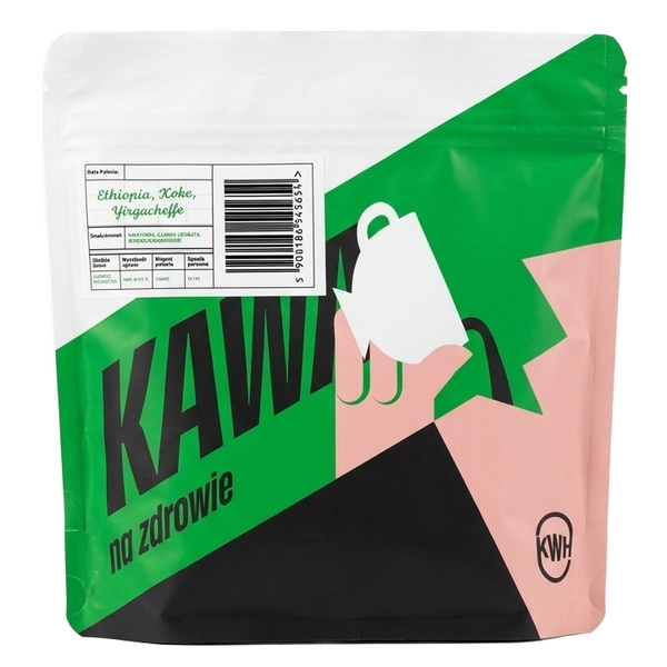 Kawa ziarnista KWH Ethiopia Koke Yirgacheffe Carbonic Maceration 250g