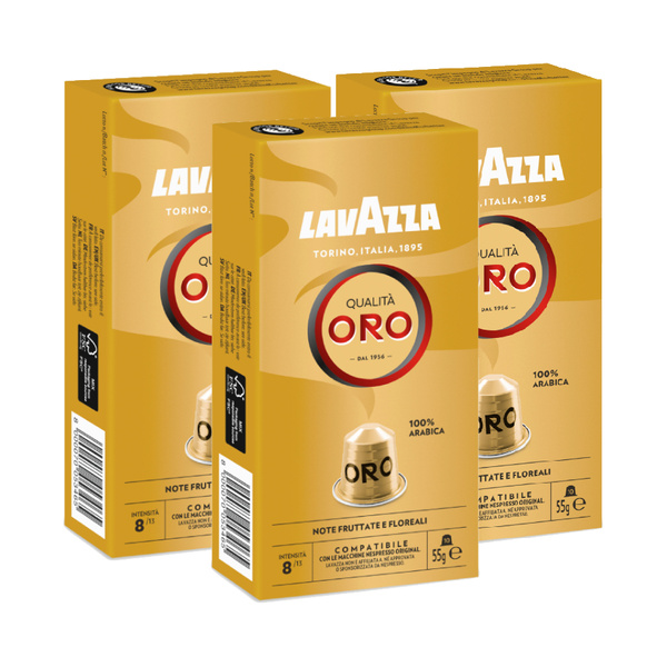 ZESTAW Kapsułki do Nespresso* Lavazza Qualita Oro - 3x10 sztuk