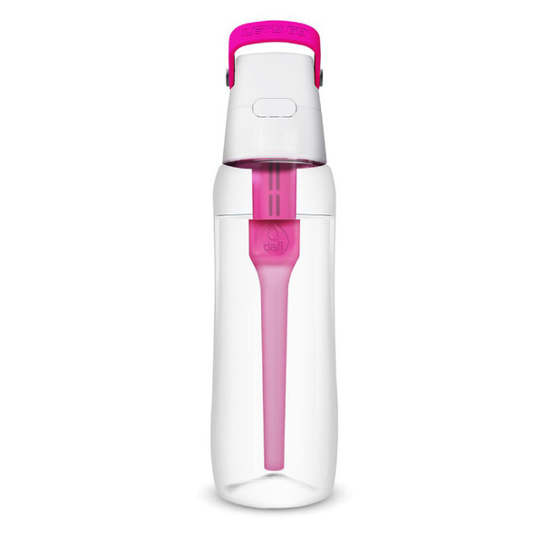 Butelka filtrująca wodę Dafi SOLID 0,7 l + filtr węglowy - Flamingowa