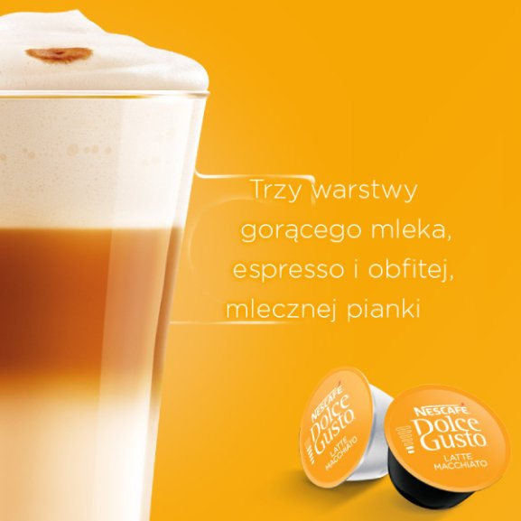 Kapsułki Nescafé Dolce Gusto Latte Macchiato 16 sztuk