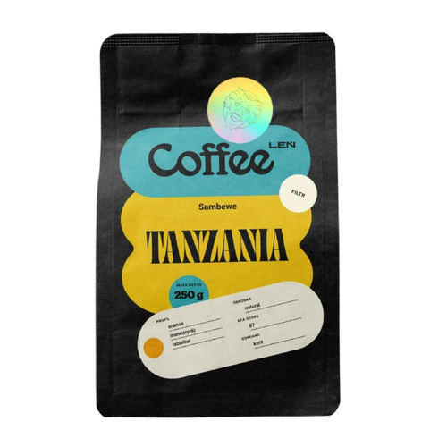 Kawa ziarnista Leń Coffee Tanzania Sambewe 250g