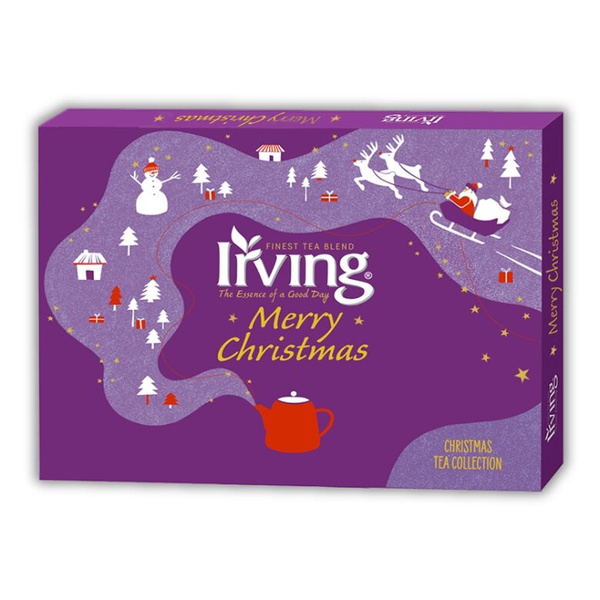 OUTLET - Kolekcja świąteczna herbat Irving Merry Christmas 30x1,5g