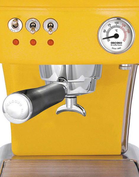 Ekspres do kawy ASCASO Dream Yellow matowy +GRATISY