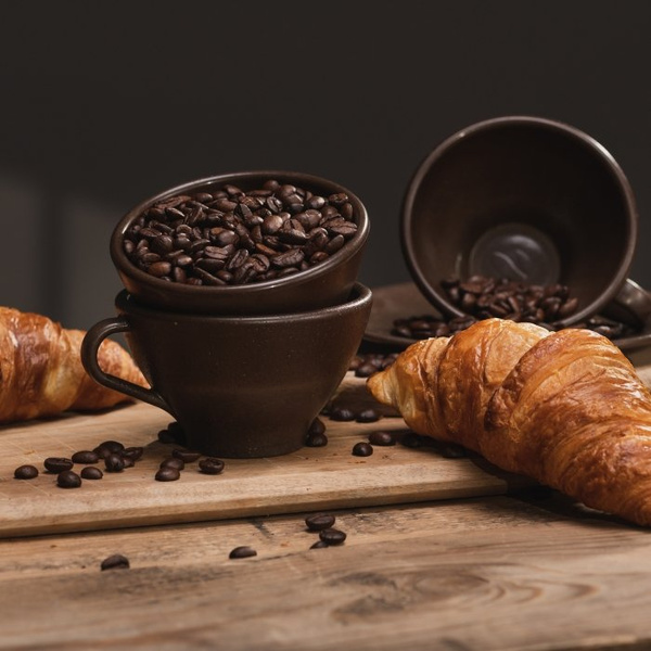 Filiżanki z fusów kawowych BIOFFEE 210 ml - 2 sztuki