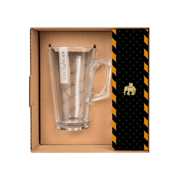 ZESTAW Herbata Richmont Spicy Cinnamon 12 saszetek + Szklanka Richmont Hot 370ml