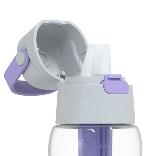 Butelka filtrująca Dafi SOLID 0,5 l + filtr węglowy - Lawendowy