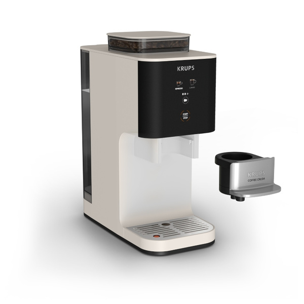 Ekspres do kawy KRUPS Coffee Crush SA4001E0 Ivory - Beżowy