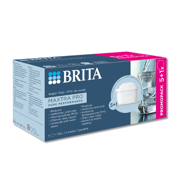 Filtr wody BRITA MAXTRA PRO Pure Performance 5+1 szt