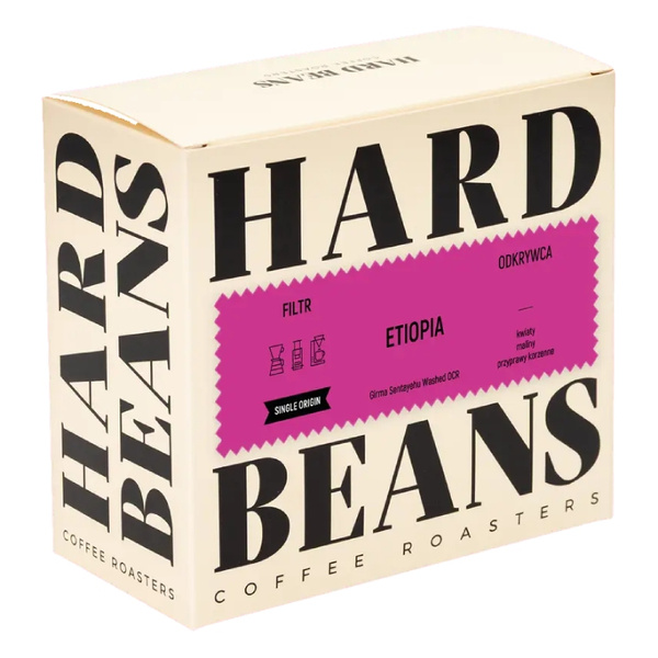 Kawa ziarnista Hard Beans Etiopia Girma Sentayehu Washed OCR 250g