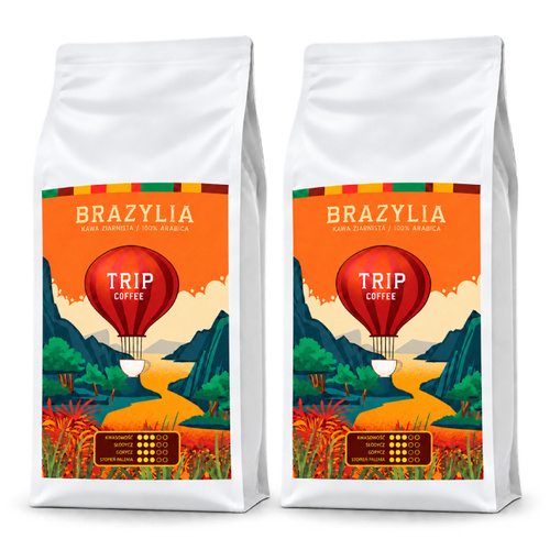 ZESTAW - Kawa ziarnista Trip Coffee Brazylia 2x1kg