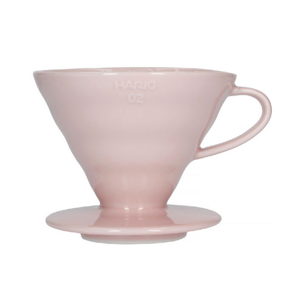 Ceramiczny Drip Hario V60-02 - Różowy