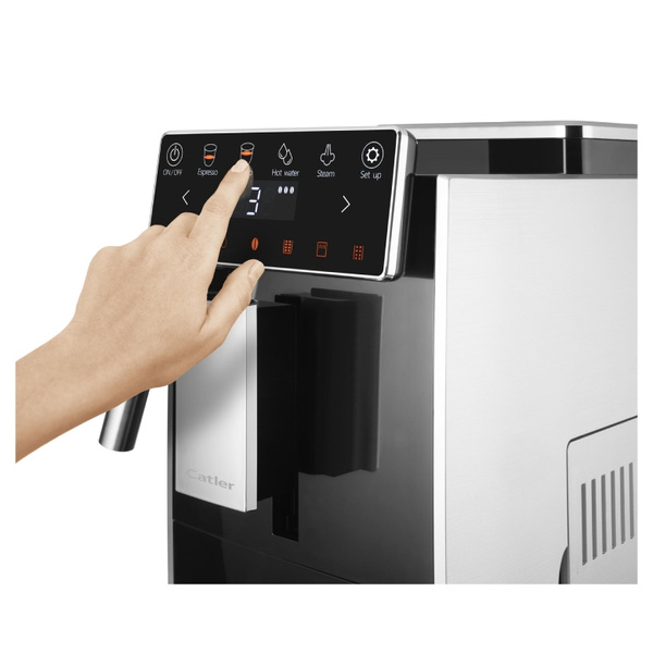 Ekspres do kawy Catler EA 802 Cubisto - Czarno-srebrny