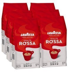 ZESTAW - Kawa ziarnista Lavazza Qualita Rossa 6x500g