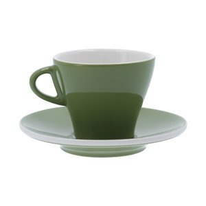 Filiżanka do cappuccino Club House Gardenia 170 ml - Zielona - opinie w konesso.pl