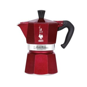 Kawiarka Bialetti Deco Glamour Moka Express 3tz - Czerwona - NIEDOSTĘPNY
