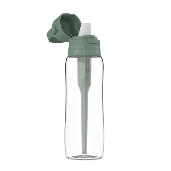 Szklana butelka filtrująca wodę Dafi GLASS 0,6 L + filtr - Szałwiowa