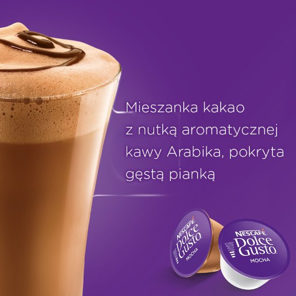 Kapsułki Nescafé Dolce Gusto Mocha 16 sztuk - NIEDOSTĘPNY