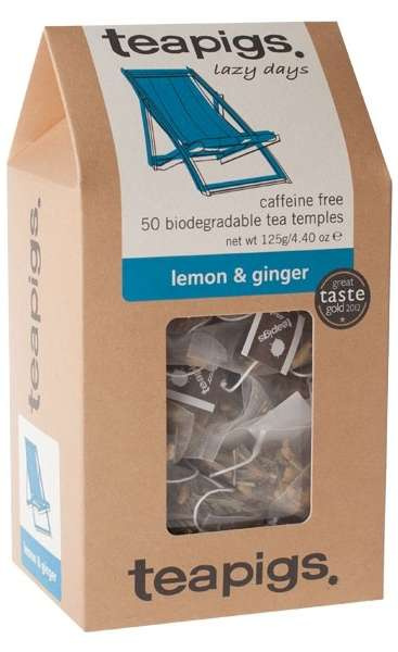 Ziołowa herbata teapigs Lemon & Ginger 50x2,5g