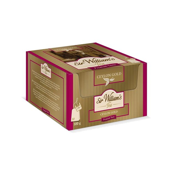 Czarna herbata Sir Williams Tea Ceylon Gold 50x2g
