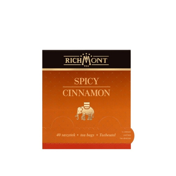 OUTLET - Herbata owocowo-ziołowa Richmont Spicy Cinnamon 40x6g