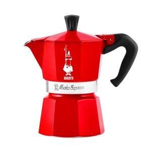 Kawiarka Bialetti Moka Express Nutcracker 3 filiżanki - Czerwona – NIEDOSTĘPNY