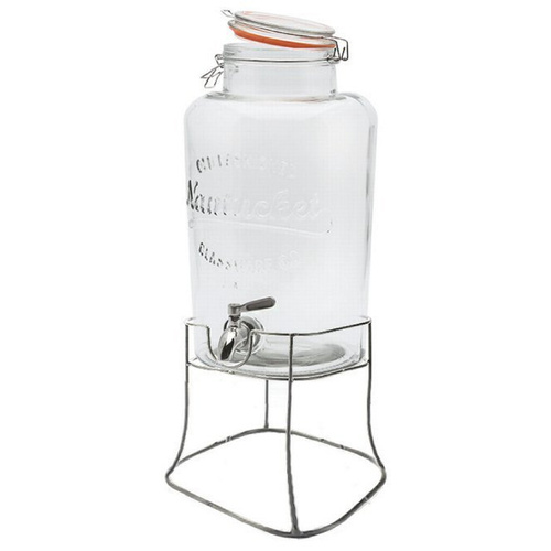 Słój na lemoniadę MONIN 8,5L z metalową podstawką