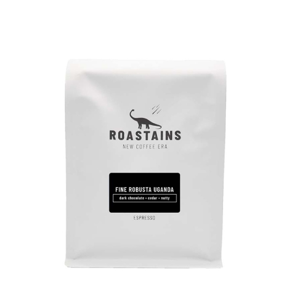 Kawa ziarnista Roastains Uganda Fine Robusta Kaweri Turaco 250g – NIEDOSTĘPNY